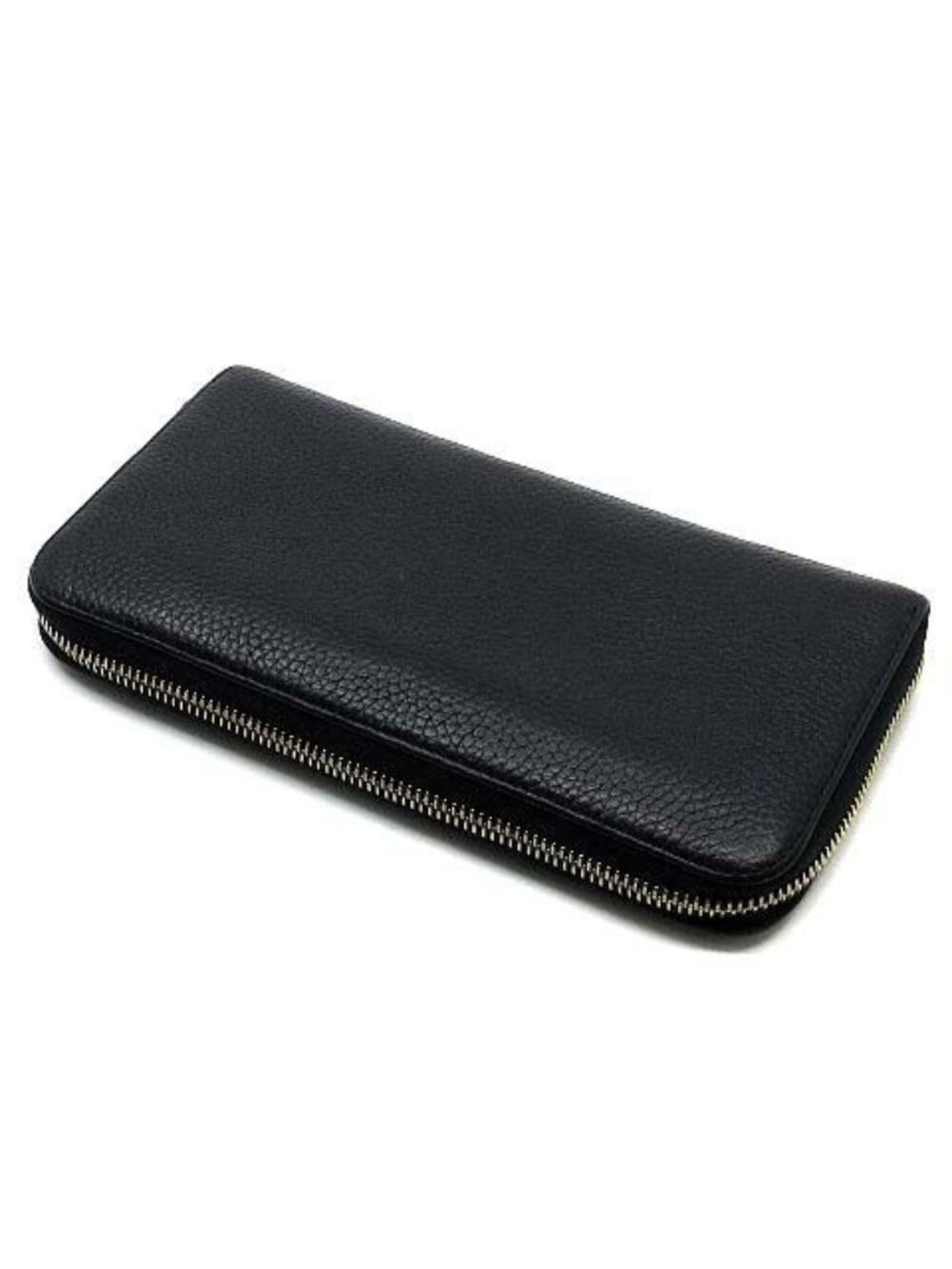 ★SOLD★ Prada Leather Zip Around Wallet Black - Picture 2 of 6